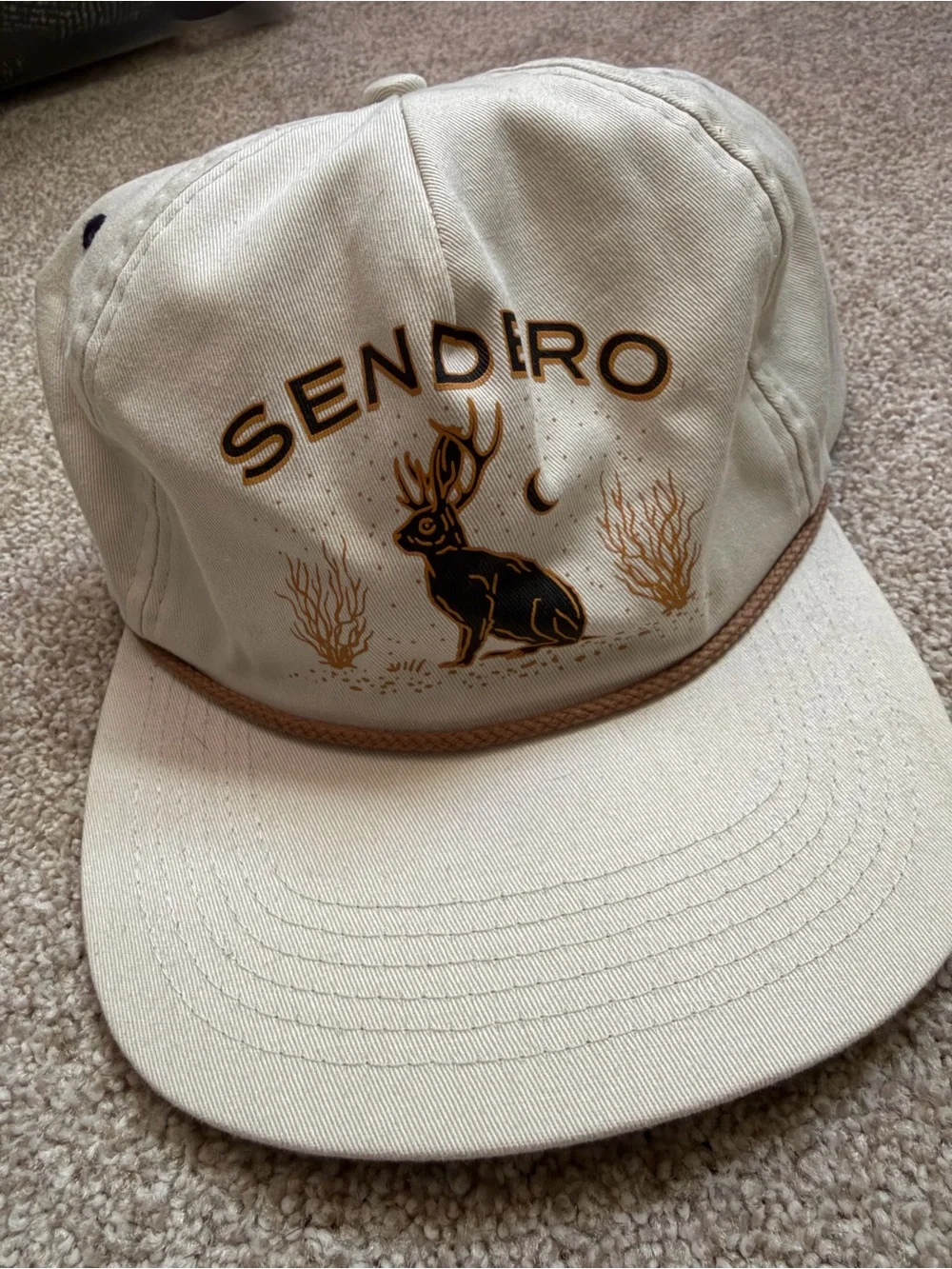 Sendero provisions co jackalope adjustable snap back hat